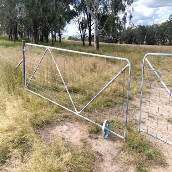 livestock fencing galvanized rural steel farm gate